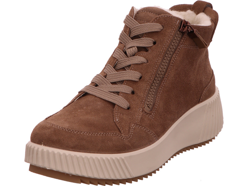 Ara Damen Stiefel Davos-St in dunkelbeige