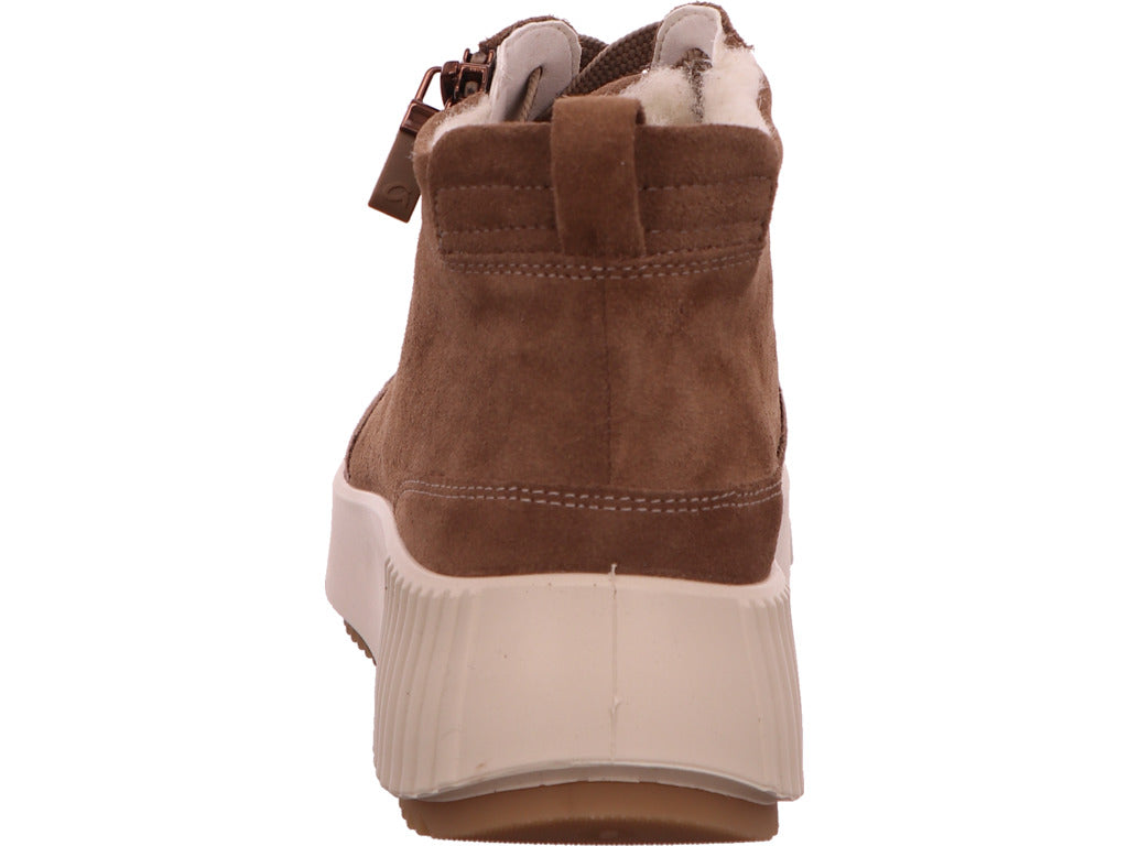 Ara Damen Stiefel Davos-St in dunkelbeige