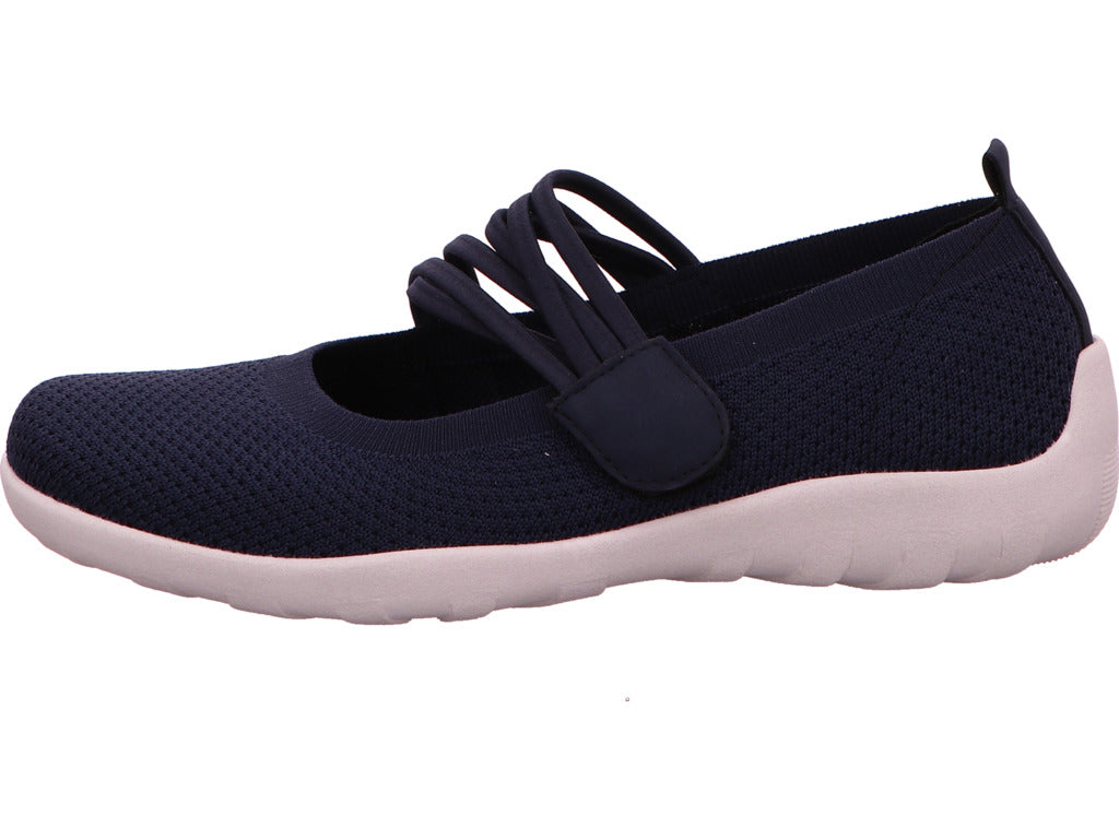 Remonte Damen Slipper  in blau-kombiniert