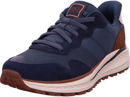 Skechers Herren Slipper Slade Ultra-Mercer in blau-bunt-kombiniert