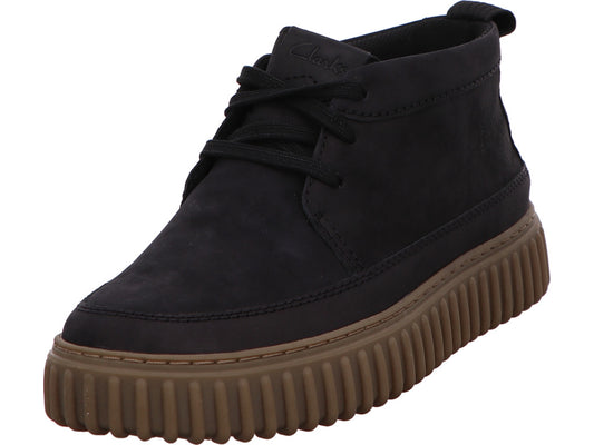 Clarks Herren Stiefel Torhill Lacehi in schwarz