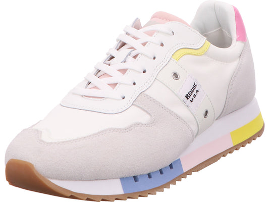 Blauer Shoes Damen Sneaker Melrose 02 in weiß-bunt-kombiniert