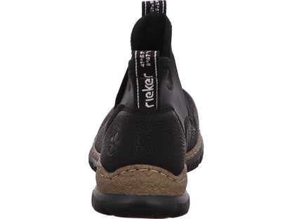 Rieker Damen Stiefel  in schwarz-bunt-kombiniert