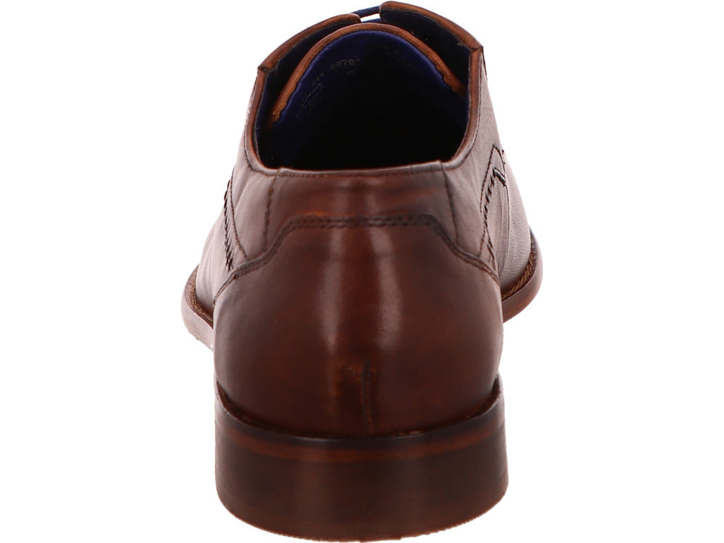 Bugatti Herren Schnürschuh Arturo in hellbraun