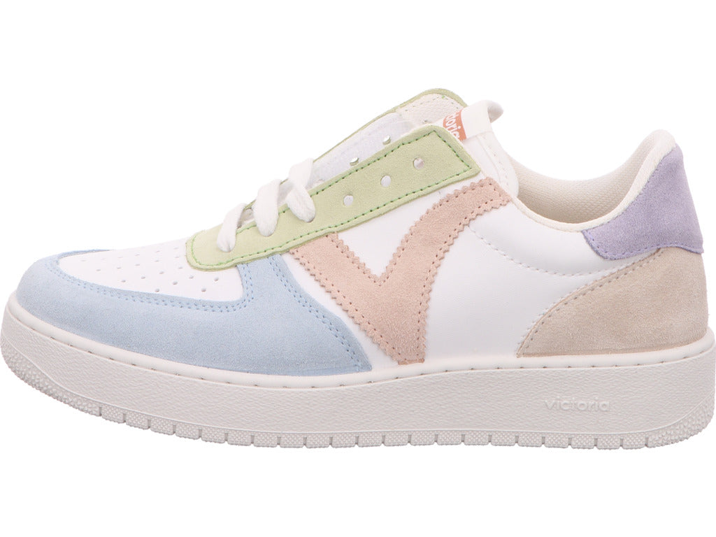 Victoria Damen Sneaker  in weiß-bunt-kombiniert