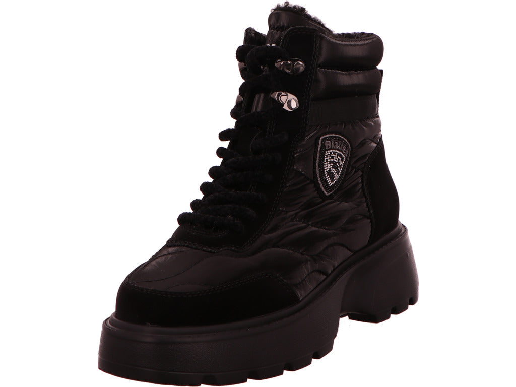 Blauer Shoes Damen Stiefel Blanca 03 in schwarz