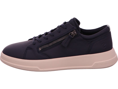 Ecco Damen Sneaker Move W Zip Lace Sneaker in blau-bunt-kombiniert