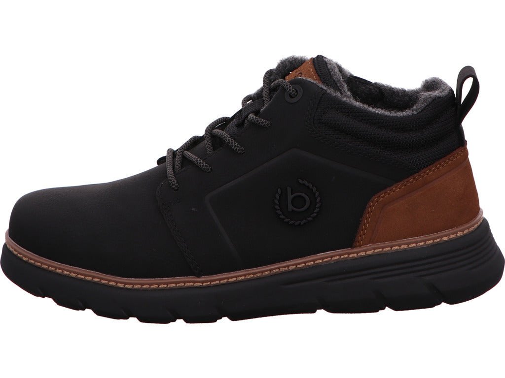 Bugatti Herren Stiefel  in schwarz-bunt-kombiniert
