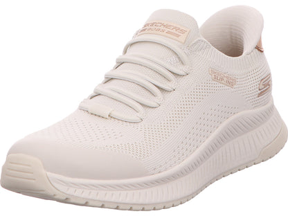 Skechers Damen Sneaker Bobs Squad 4 Dire Step in weiß