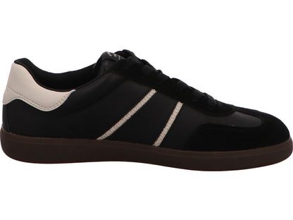 Tamaris Damen Sneaker  in schwarz-bunt-kombiniert