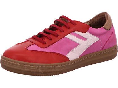 Andrea Conti Damen Sneaker  in rot-bunt-kombiniert