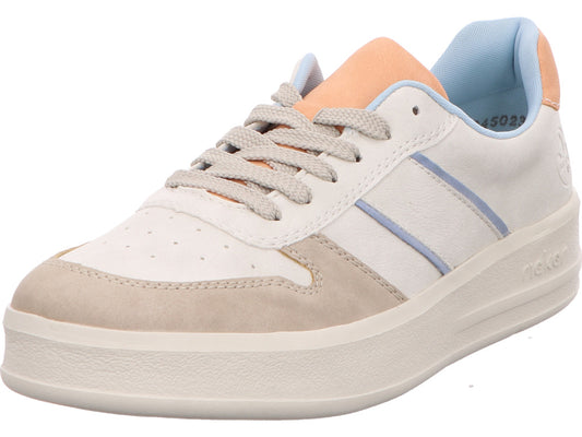 Rieker Damen Sneaker  in beige-bunt-kombiniert