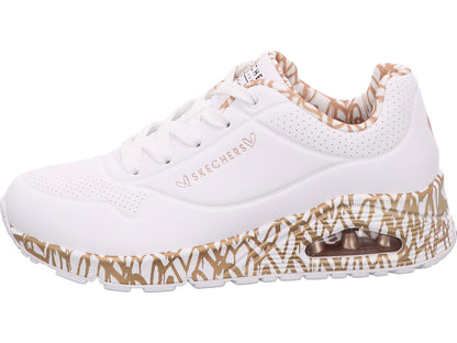 Skechers Damen Sneaker Uno-Loving Love in weiß