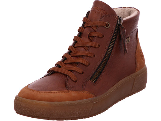 Remonte dameslaarzen in bruin gecombineerd