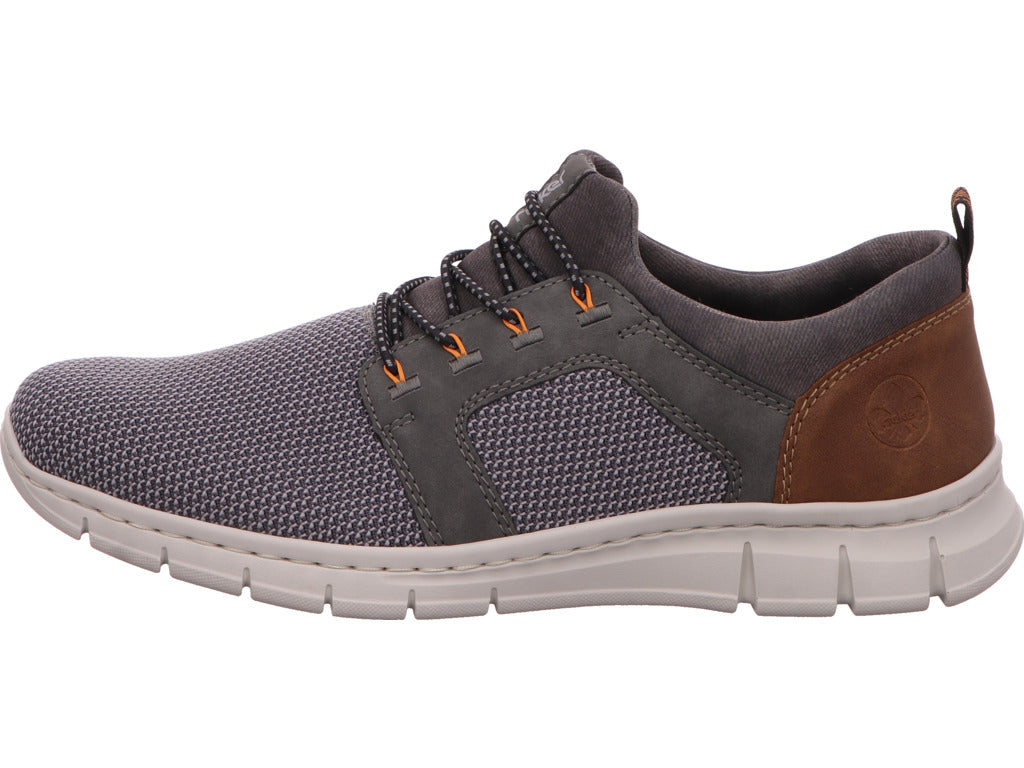 Rieker Herren Sneaker  in grau-bunt-kombiniert