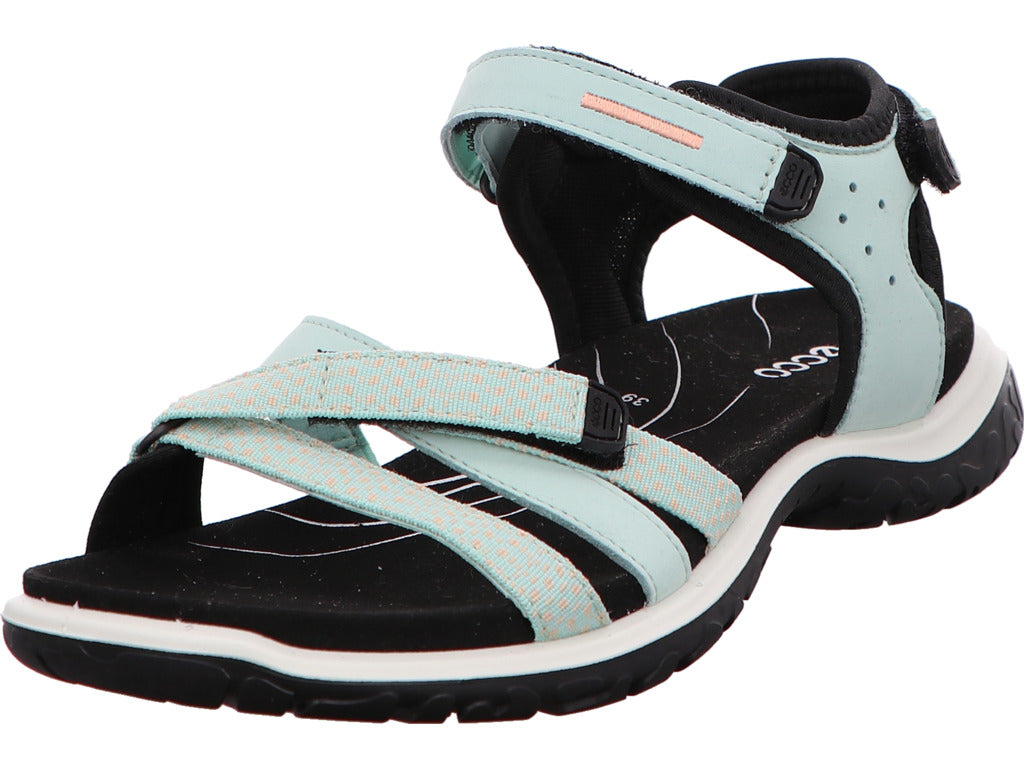 Ecco Damen Sandalette Offroad Yucatan Slim in grün-bunt-kombiniert