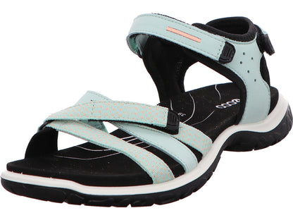Ecco Damen Sandalette Offroad Yucatan Slim in grün-bunt-kombiniert