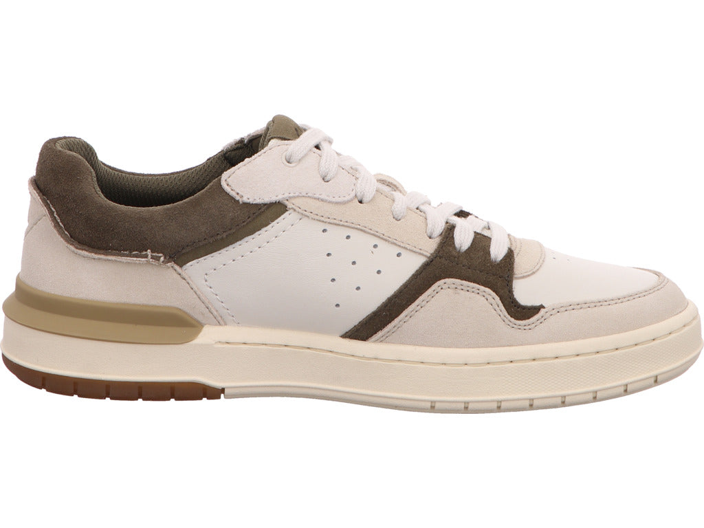 Clarks Herren Halbschuh Courtlite2 in grün-bunt-kombiniert