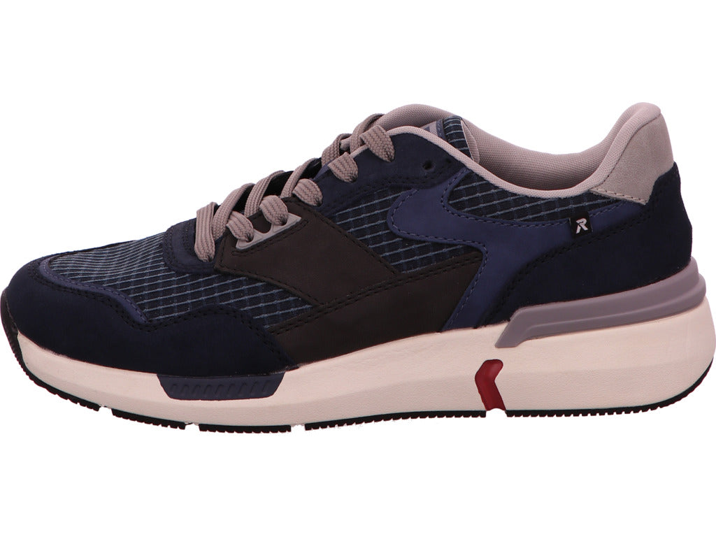 Rieker Herren Sneaker  in blau-bunt-kombiniert