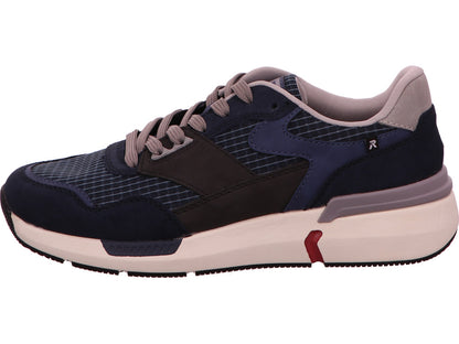 Rieker Herren Sneaker  in blau-bunt-kombiniert