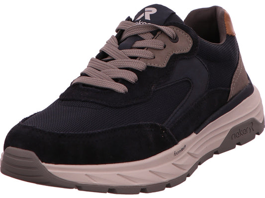 Rieker Herren Sneaker  in blau-bunt-kombiniert