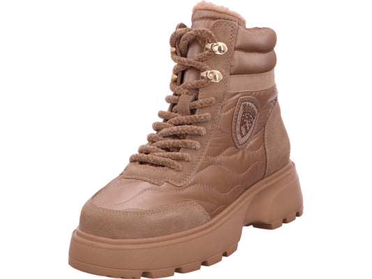 Blauer Shoes Damen Stiefel Blanca 03 in hellbeige