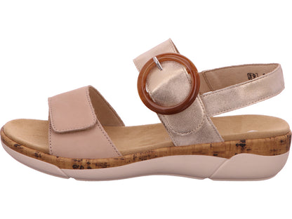 Remonte Damen Sandalette  in beige-kombiniert