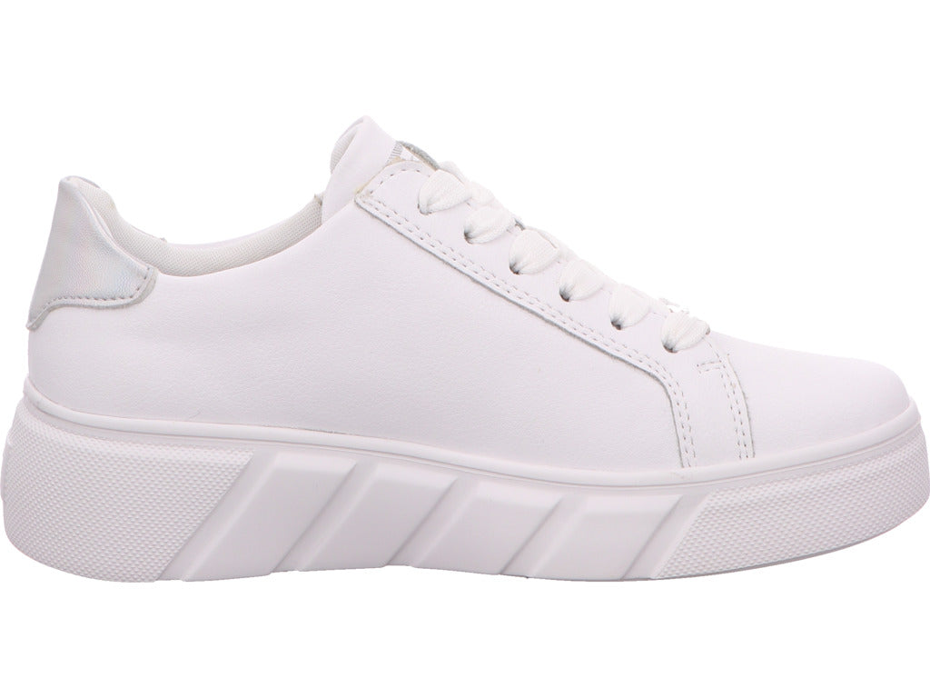 Rieker Damen Sneaker Evolution in weiß-bunt-kombiniert