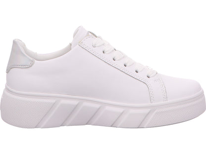 Rieker Damen Sneaker Evolution in weiß-bunt-kombiniert