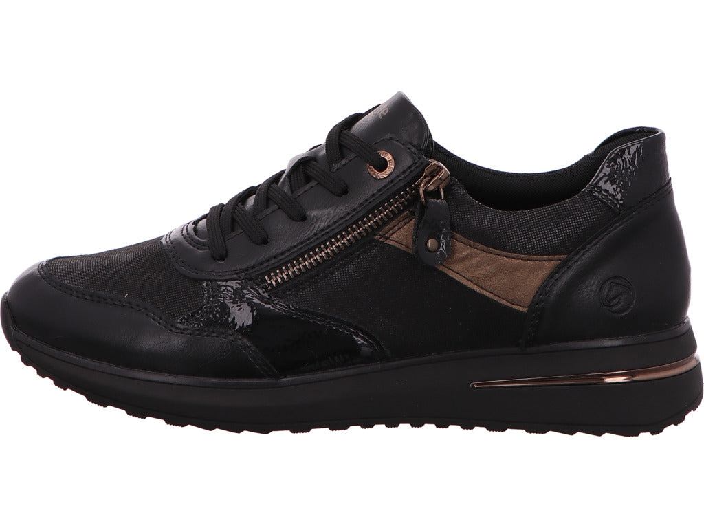 Remonte Damen Sneaker  in schwarz-bunt-kombiniert