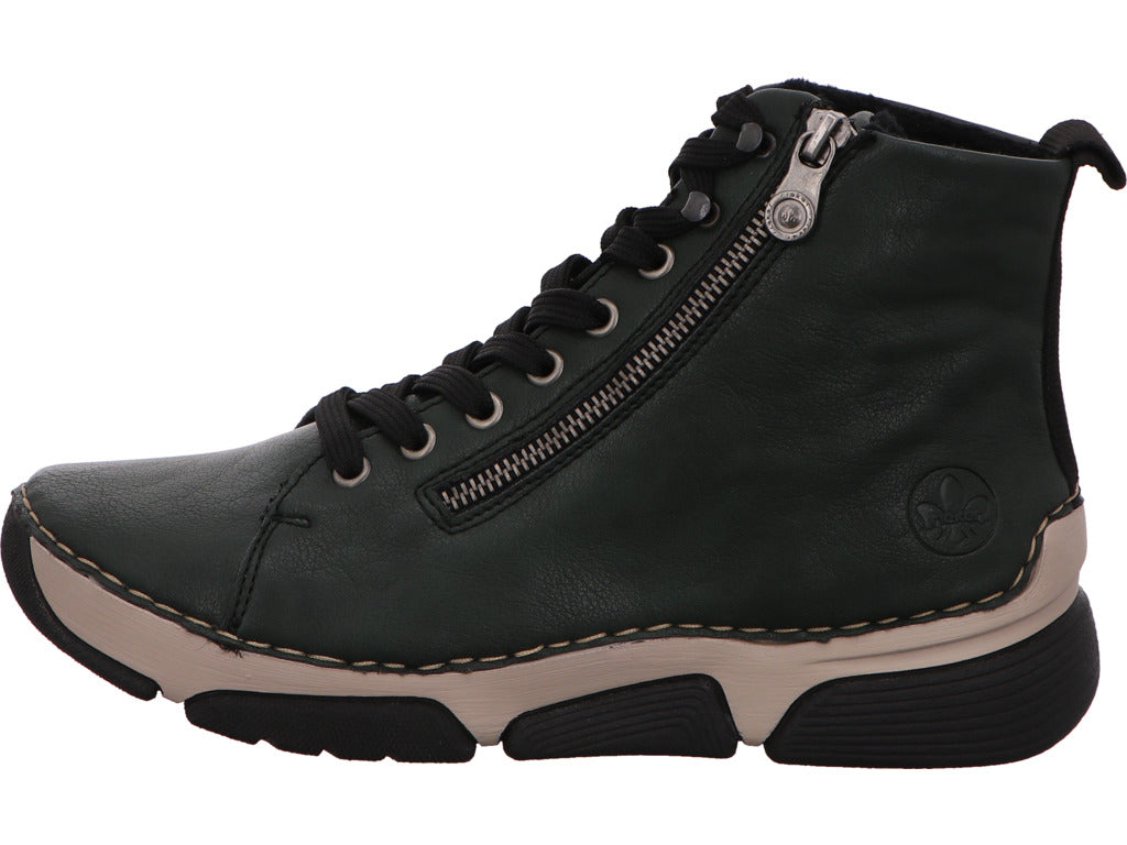 Rieker Damen Stiefel  in dunkelgrün
