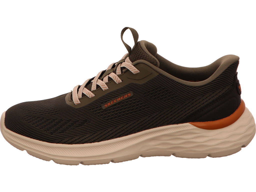 Skechers herenslipper Garner - Ellis in olijfgroen