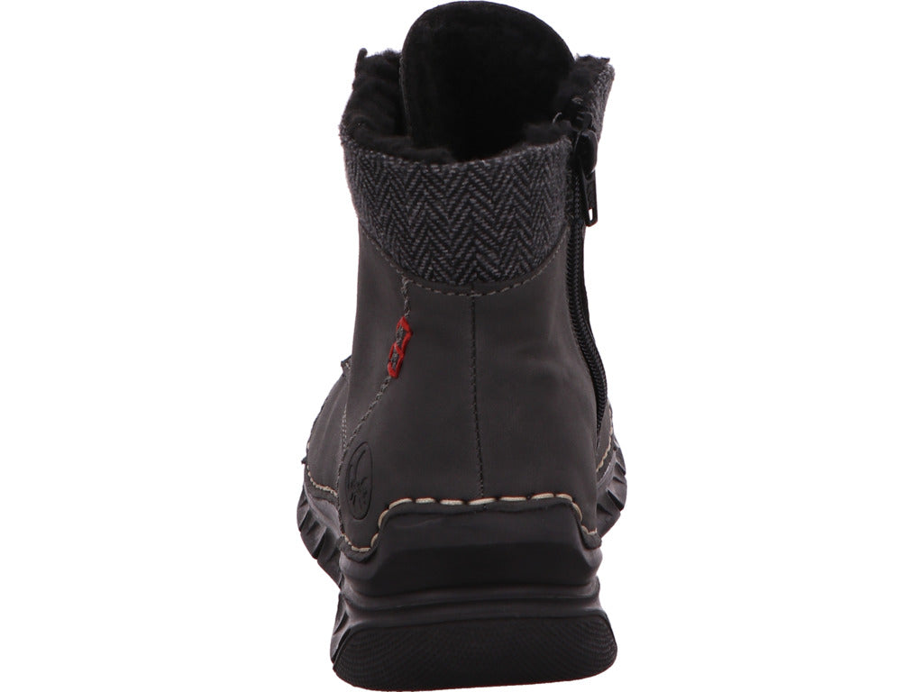 Rieker Damen Stiefel  in grau-kombiniert