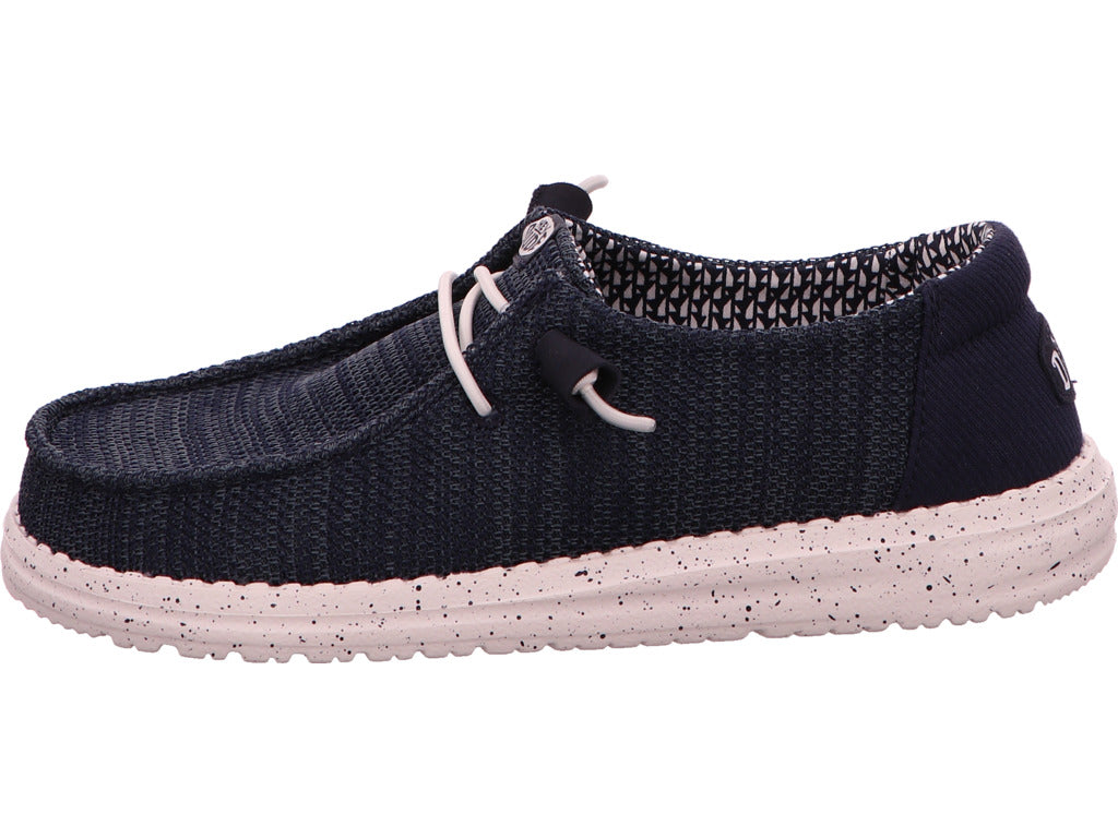 Hey Dude Damen Slipper Wendy Stretch Sox in dunkelblau