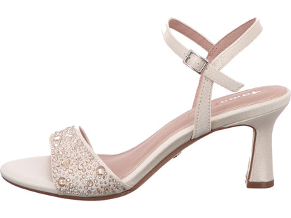 Tamaris Damen Sandalette  in weiß