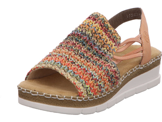 Rieker Damen Sandalette  in multicolour