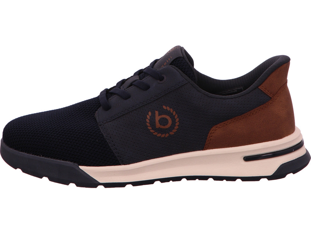 Bugatti Herren Sneaker  in blau-bunt-kombiniert