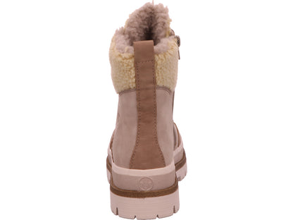 Rieker Damen Stiefel  in beige-bunt-kombiniert