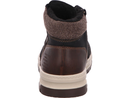 Rieker Herren Stiefel  in schwarz-bunt-kombiniert