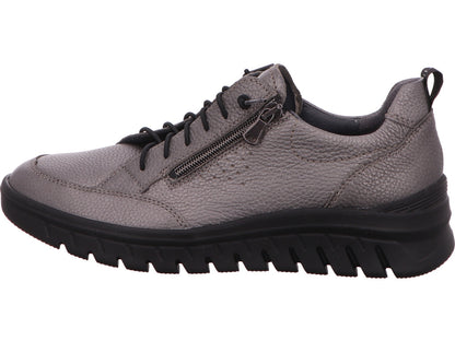 Waldläufer Damen Schnürschuh H-Amiata in hellgrau