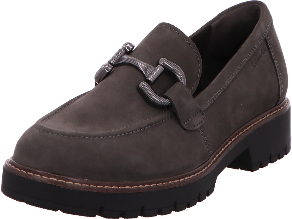 Tamaris Damen Slipper  in dunkelgrau