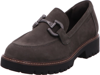 Tamaris Damen Slipper  in dunkelgrau