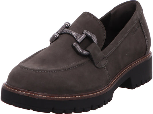 Tamaris Damen Slipper  in dunkelgrau