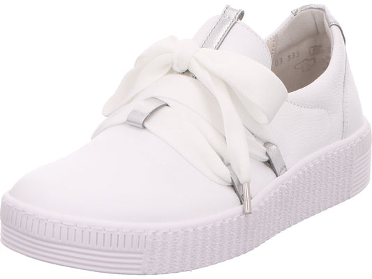 Gabor Damen Sneaker  in weiß-bunt-kombiniert