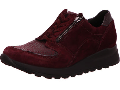 Waldläufer Damen Schnürschuh H-Amiata in bordo