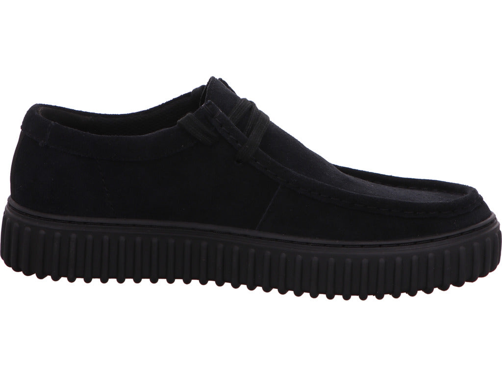 Clarks Herren Halbschuh Torhill Lo in schwarz