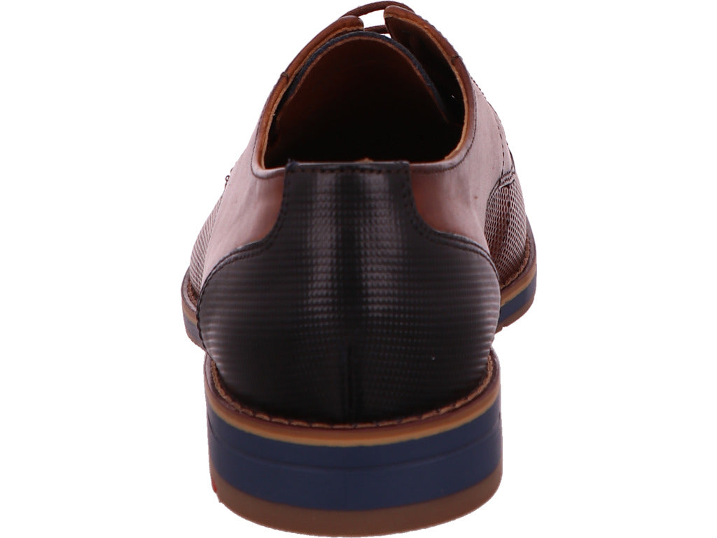 Lloyd Herren Halbschuh  in braun-bunt-kombiniert