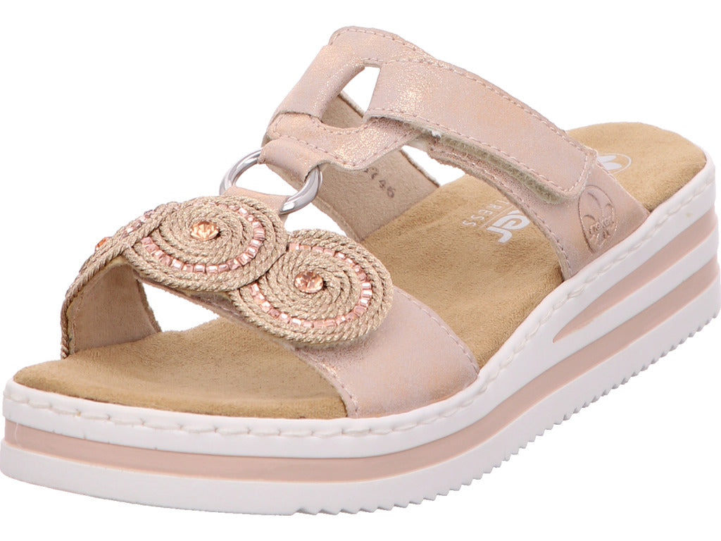 Rieker damessandaal in goud