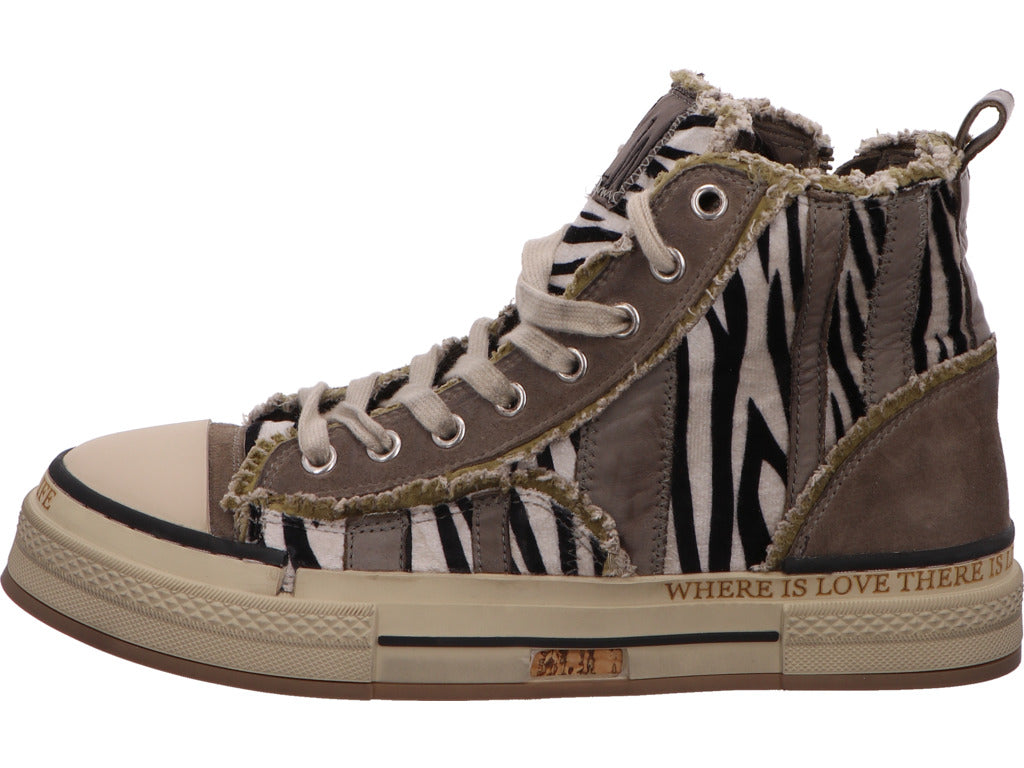 Rebecca White Damen Stiefel  in braun-bunt-kombiniert