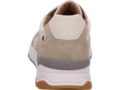 Rieker herensneakers in een wit-meerkleurige combinatie